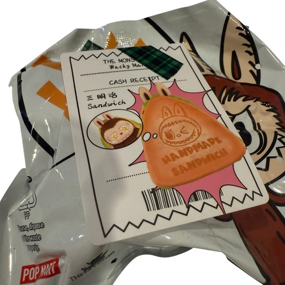 Popmart Labubu new in sealed bag with card-Labubu sandwich - Picture 3 of 7